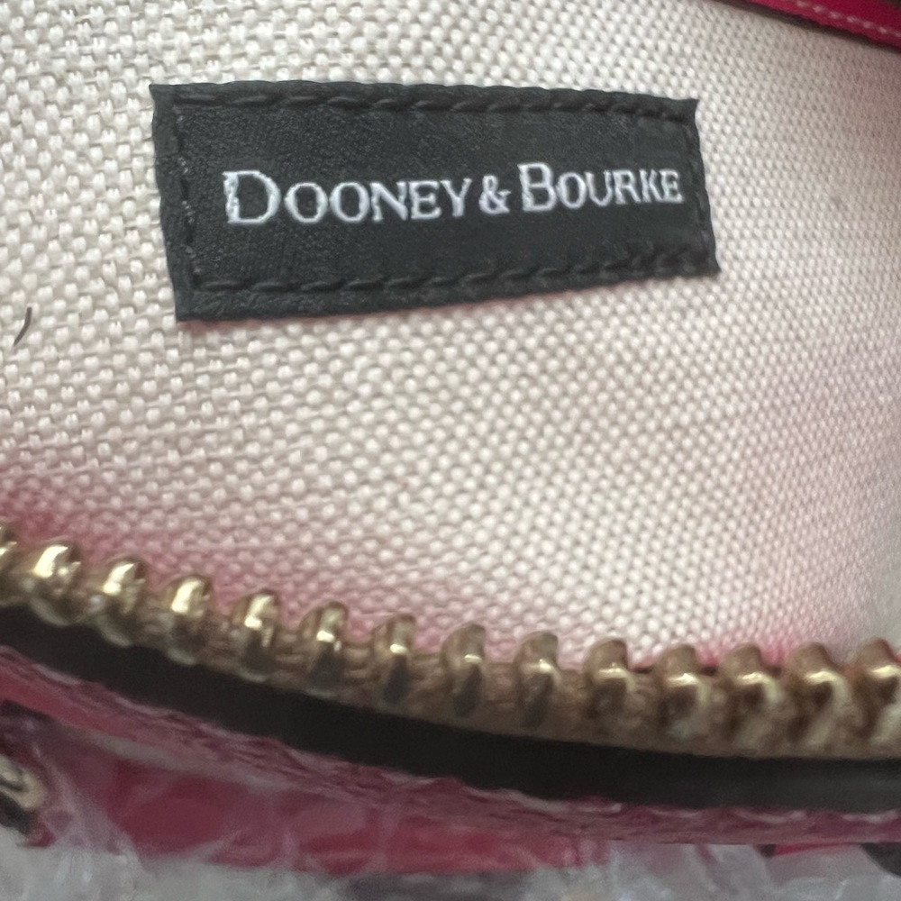 Dooney & Bourke Sorrento Satchel 30 with pocket  - Rose - Picture 6 of 11